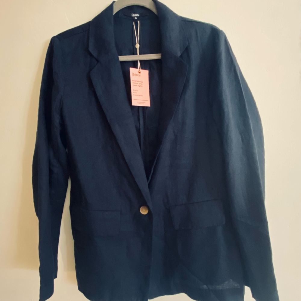 QUINCE Linen Blazer